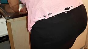 i secretly masturbate near my stepmom in the kitchen