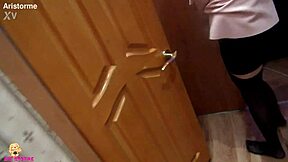 crazy student cheats and gets punished with piss in mouth by husband