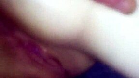 i'm fucking my girlfriends pussy with a dildo, she's young blonde and innocent