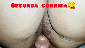 Wife Squeezes Husband's Cock With Her Ass, He Cums Three Times