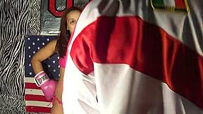 Female Bodybuilder Battles Pornstar Champion In Exotic Wrestling Match