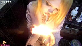 crazy student cheats and gets punished with piss in mouth by husband