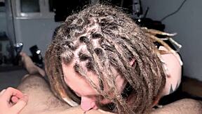 Our First Wax Play Her Pussy Is So Wet And She Loves It