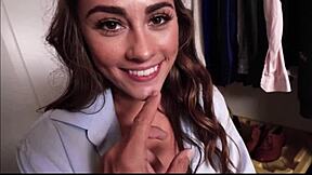 does mackenzie mace cum multiple times with stepdad's huge cock?