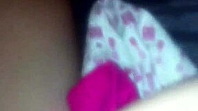 i'm fucking my girlfriends pussy with a dildo, she's young blonde and innocent