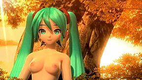 hatsune miku nude in velvet arabesque project diva mod