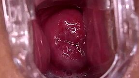 horny amateur pussy cumming hard? or is it squirting wet?