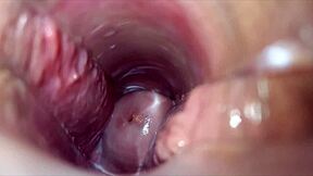 Close up vaginal orgasm explodes