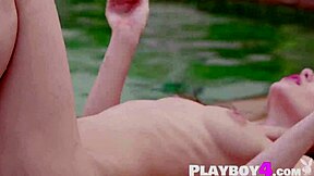 Petite natural babe hilary c exposes all natural body after striptease!