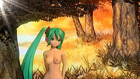 hatsune miku nude in velvet arabesque project diva mod