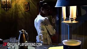 Digitalplayground - katrina jade fucks a handsome guy in a haunted hotel and gets a dripping creampie