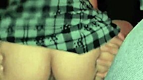 stepsister makes amazing cowgirl on car