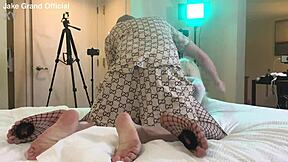 Rapper Fucks Blonde Ts in Shemale Fucking Scene