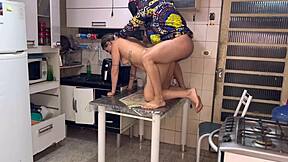 wife gets naked for water guy