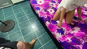 Me Dejan Bajo El Cuidado De Mi Padrino Y Termina Metiendo Su Polla Gruesa En Mi Co�o