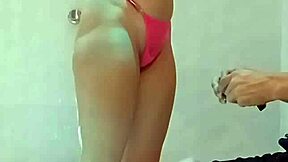 Girlfriend First Time Lingerie Fuck in Hotel with Friend