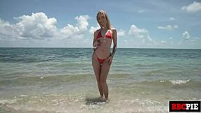 Monster BBC Brings Home Ashlyn Angel. Fucks Her Hard In Missionary And Creampies.