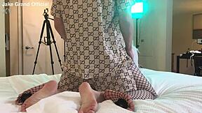 Rapper Fucks Blonde Ts in Shemale Fucking Scene