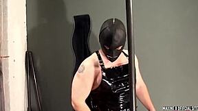 Star Nine tied up and fucked by Maxine X on camera