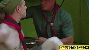 Tyler Saint Feels Deep Connection Teaching Serg Shepard First Aid Leading to Intense Tent Passion