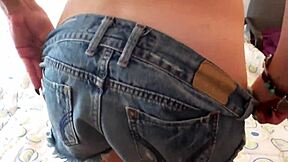 Petite Brunette Teen Plays With Big Pink Dildo!