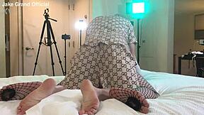 Rapper Fucks Blonde Ts in Shemale Fucking Scene