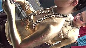 oh man my costume just slipped and those nipples popped out in the osu gold powder show