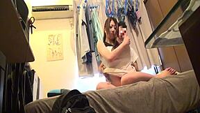 Japanese Amateur Blows Cock While Using Toys