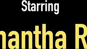 Green Eyes Blonde Samantha Rone Fucks Dildo in Shower