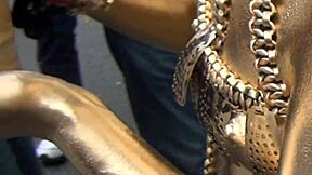 oh man my costume just slipped and those nipples popped out in the osu gold powder show