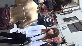 oh man my costume just slipped and those nipples popped out in the osu gold powder show