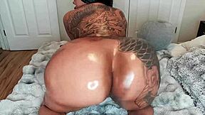 i oiled my ebony ass for twerking and worship with lovense