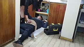 Boss ladies bent over for fucking