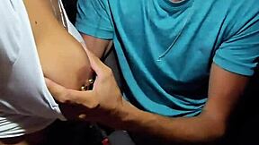 i'm a latina milf flashing and deepthroating monster cock in the car with my friend