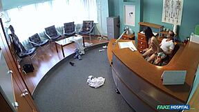 18 year old virgin loses virginity to doctor in fake hospital pov