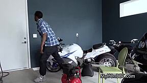 BBC Titty Fuck For Car Fix