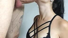 Girlfriend Gives Deep Blowjob To Wellington Prado's Big Cock