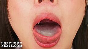 Show My Cum In Your Mouth - Looping Video Clip