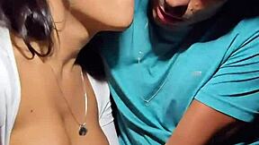 i'm a latina milf flashing and deepthroating monster cock in the car with my friend