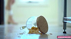 Tiny Lesbian Girl Fingering And Sucking Tits