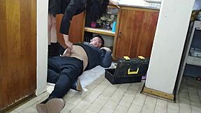 Boss ladies bent over for fucking