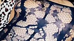 Slow sex with wife in stockings and lingerie