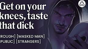 Fucked Slut At Halloween Party Masked Man Delivers Sloppy Blowjob Asmr