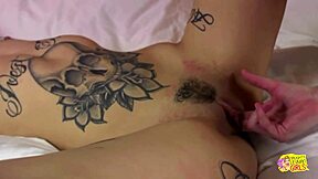 Two Goth Lesbians Finger Pussies To Orgasm