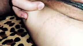 Slow sex with wife in stockings and lingerie