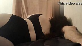 my friend's boss oscar in lingerie gets sucked