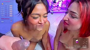I'm Lucky To Have Two Whores Giving Intense Blowjobs In Blowbang