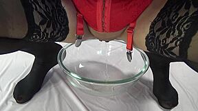 Watch this mature milf's huge pissing compilation scenes?