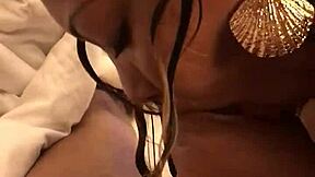 BBW gives blowjob to cure headache.