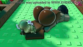 Viper Fucks Candy Dry In Femdom Game!